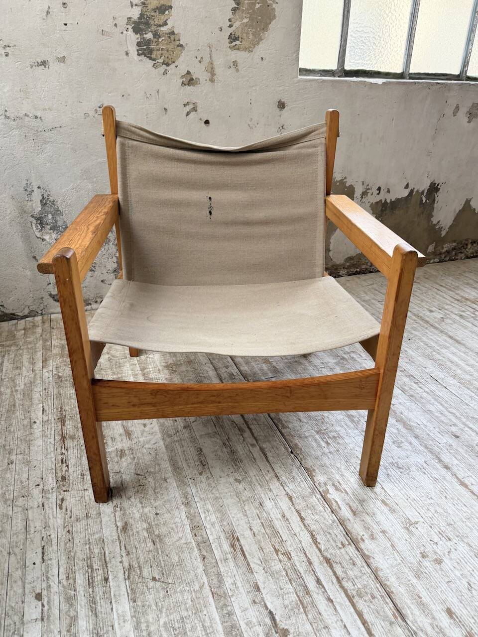 Safari chair in pine by Rold Rastad and Adolf Relling, 1960.