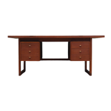 Bureau en teck, design danois, années 1970, fabriqué au Danemark