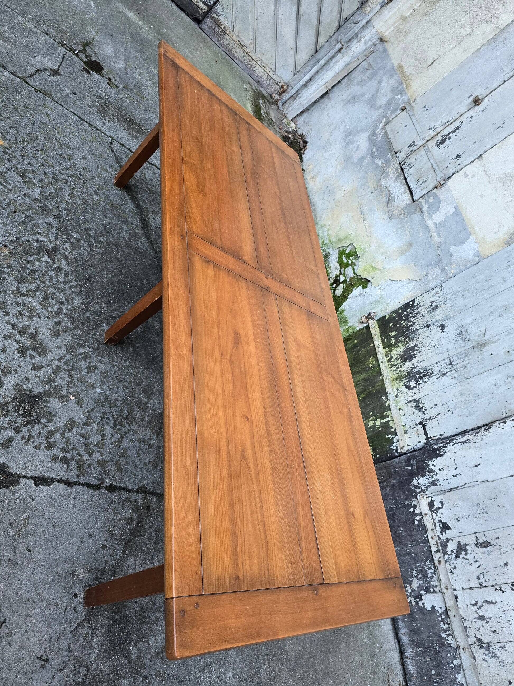 Large solid wood dining table - 2.5m