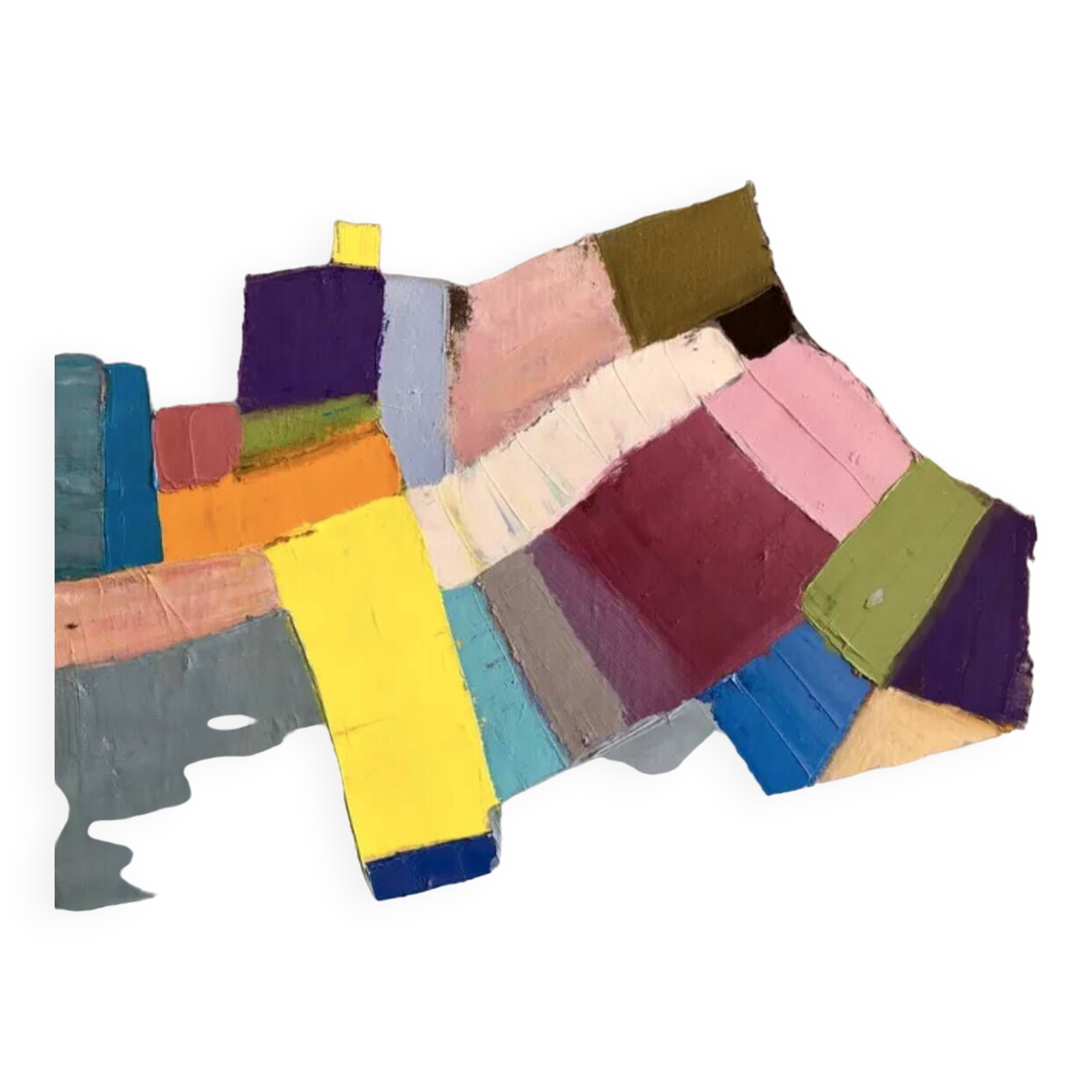 Abstract Table Knife Oil Painting