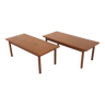 Set of 2 Scandinavian teak benches, Sweden, 1960