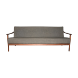 Scandinavian teak sofa bed from the 60s