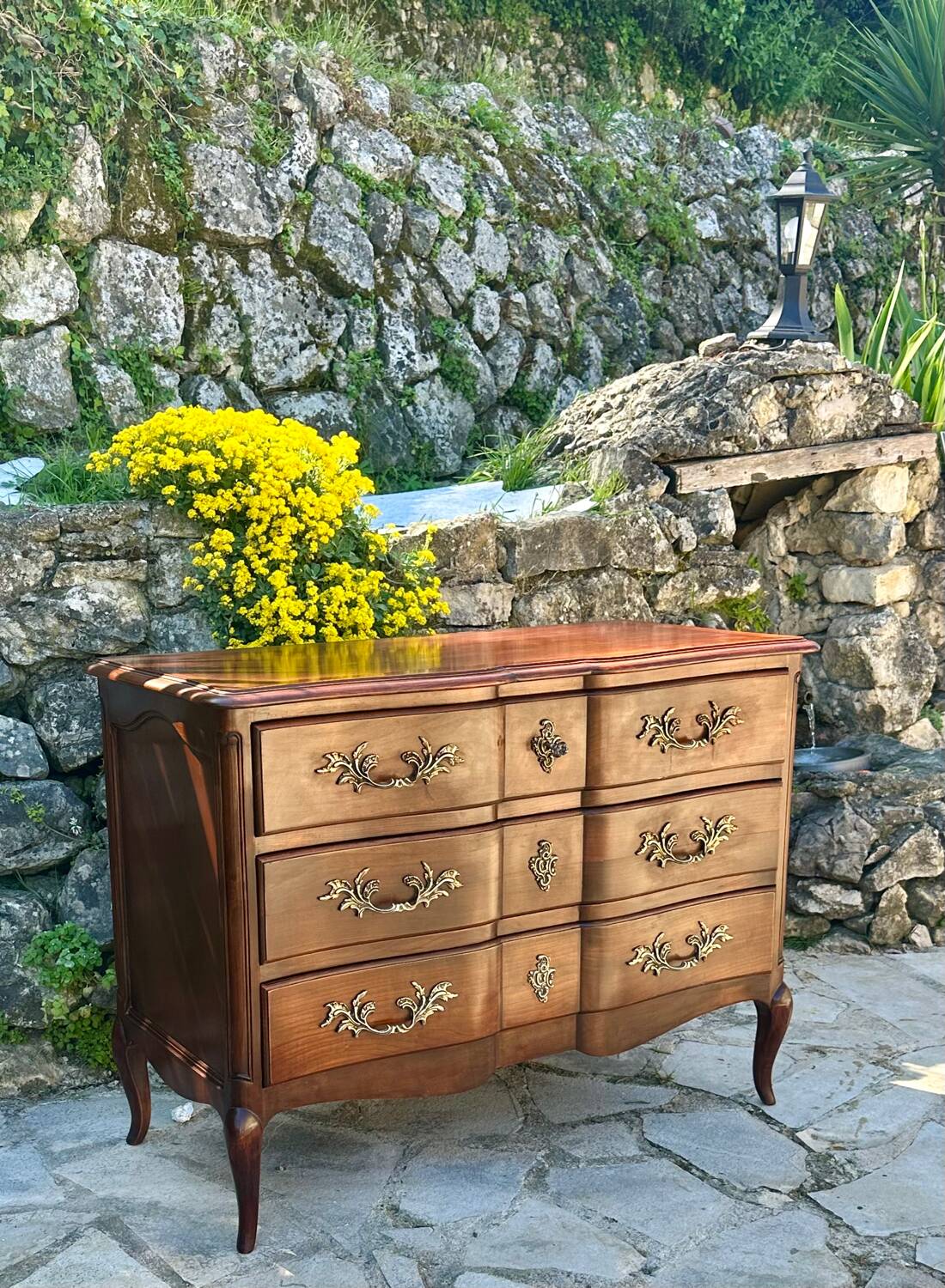 Commode en Acajou de style Louis XV Époque XX eme siècle