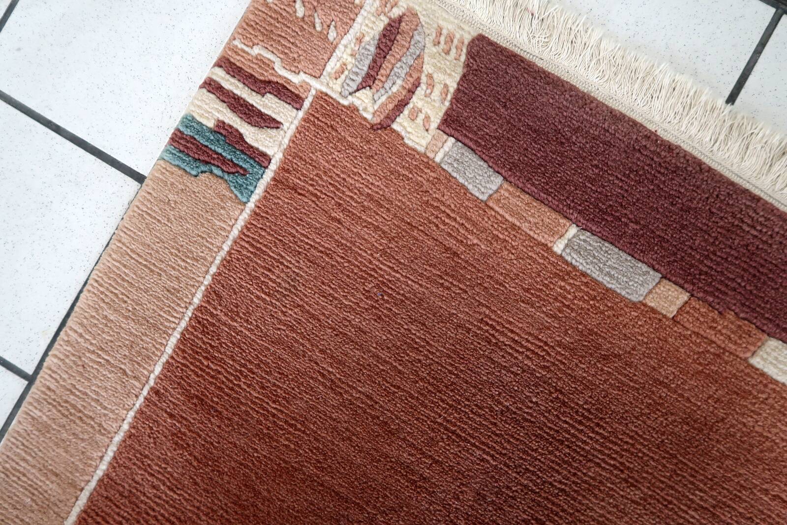 Tapis Vintage Khaden Fait Main – 70 x 145 cm - 1C1017