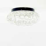 Plafonnier en verre à bulles du milieu du siècle par H. Tynell pour Limburg, années 1960