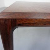 Rosewood coffee table by Johannes Andersen for CFC Silkeborg, Denmark, 1950s.