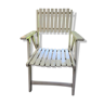Chair white edge of sea