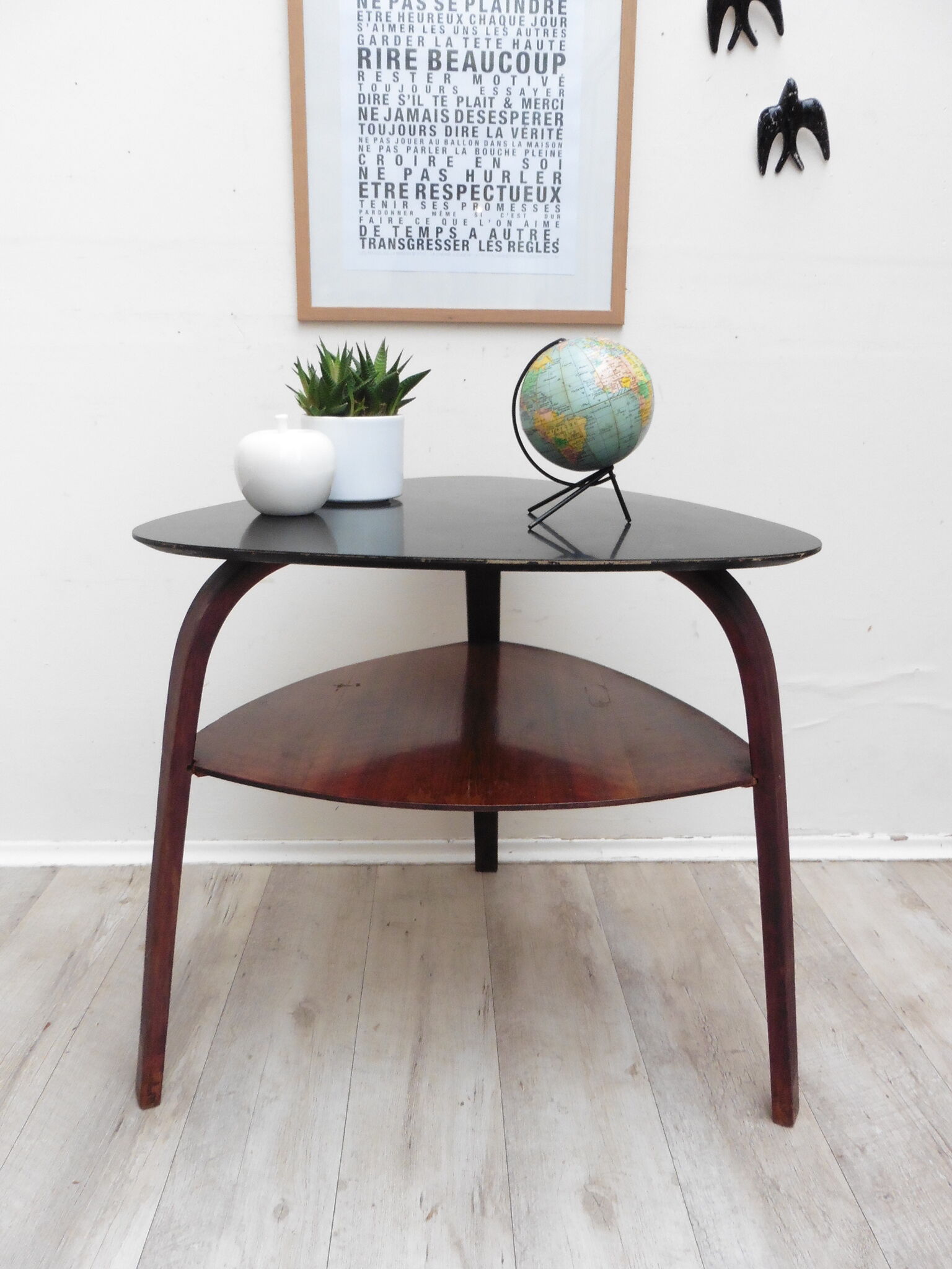 Table low Bow Wood of Steiner