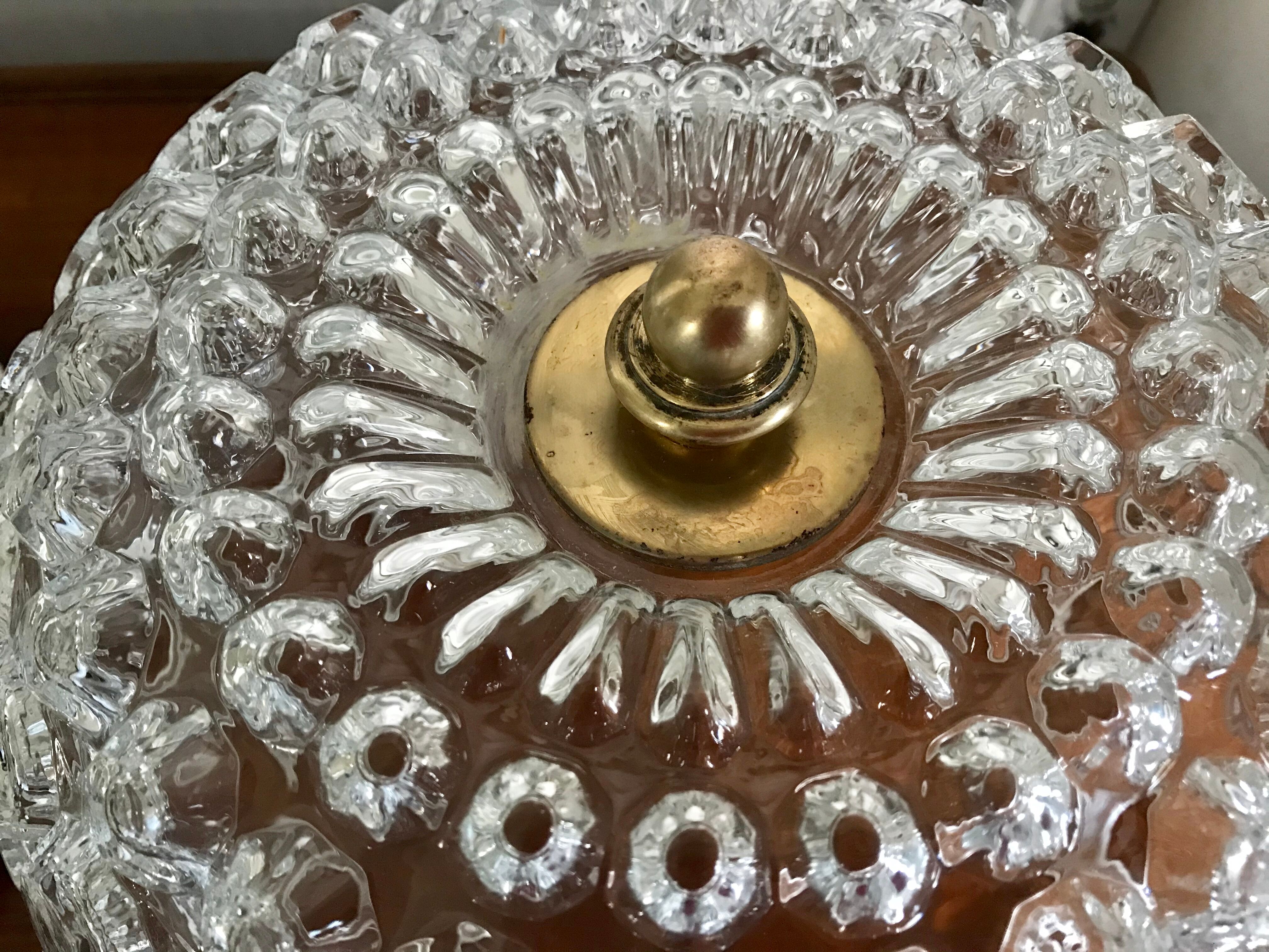 Limburg glass and brass ceiling