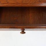 Rustic oak console table with drawer, Belgium ca. 1800