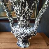 Large Fat Lava ceramic vase by Marius Giuge 1950