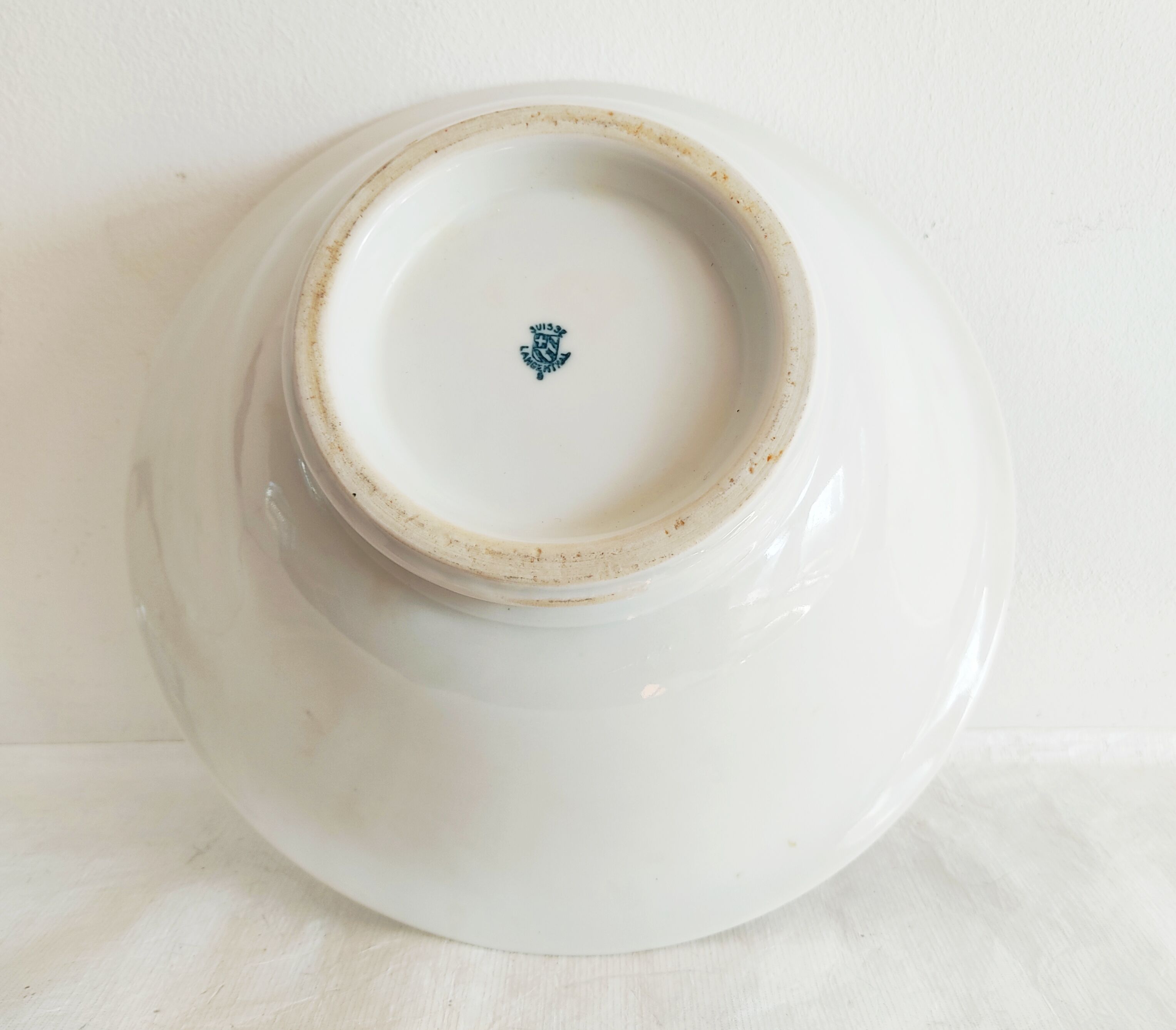 Porcelain Langenthal Switzerland Soupière, Cut on foot and bowl