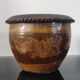 Vintage cache-pot in glazed stoneware