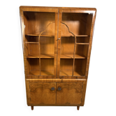 Bibliothèque/Vitrine Art Déco Vintage – Années 1930-1940