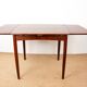 Danish extendable and reversible table, games or meals, rosewood 1960.
