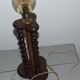 Pied de lampe en bois