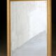Miroir de cheminée en bois et stuc doré