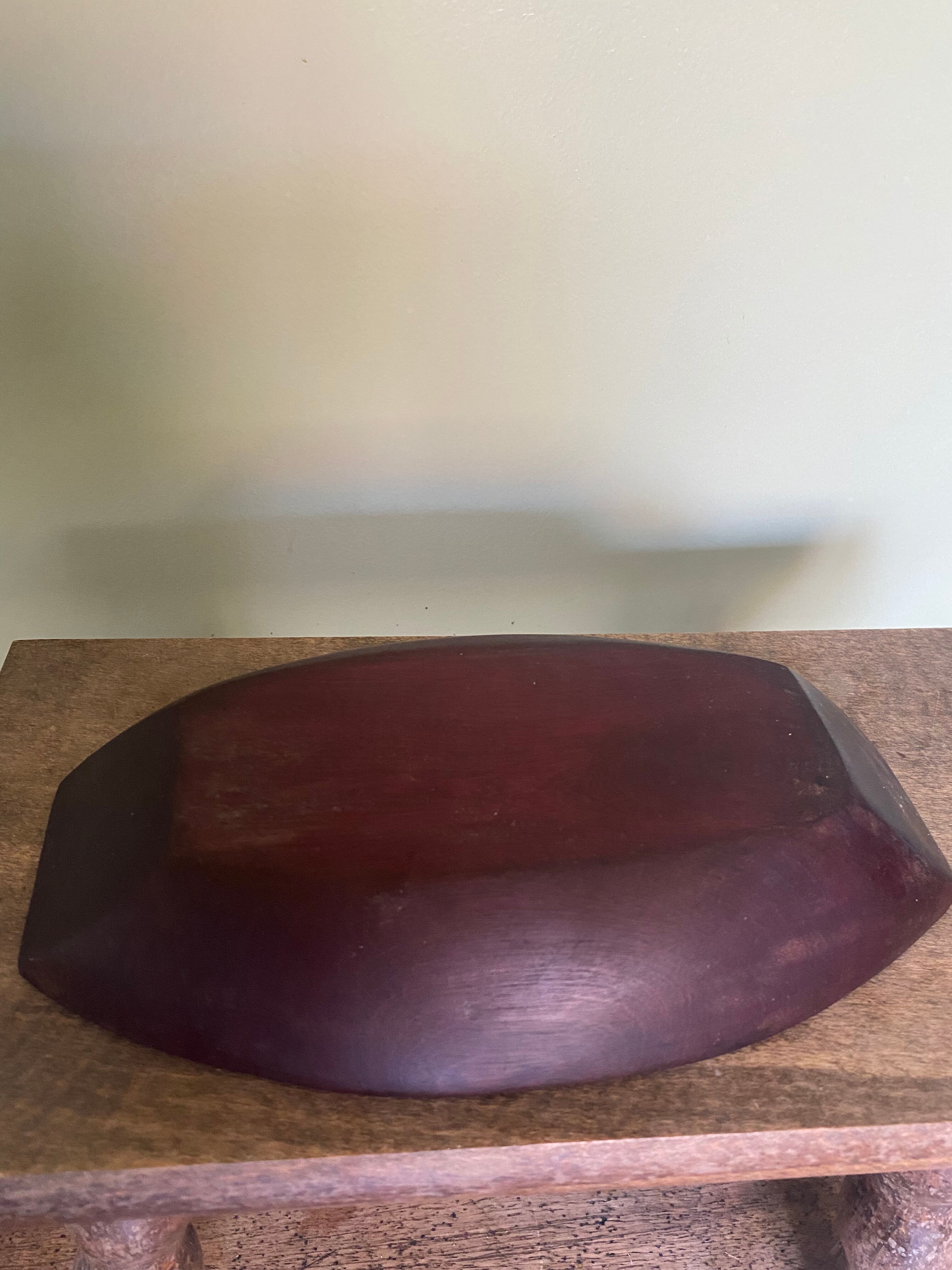 Empty exotic wood pocket