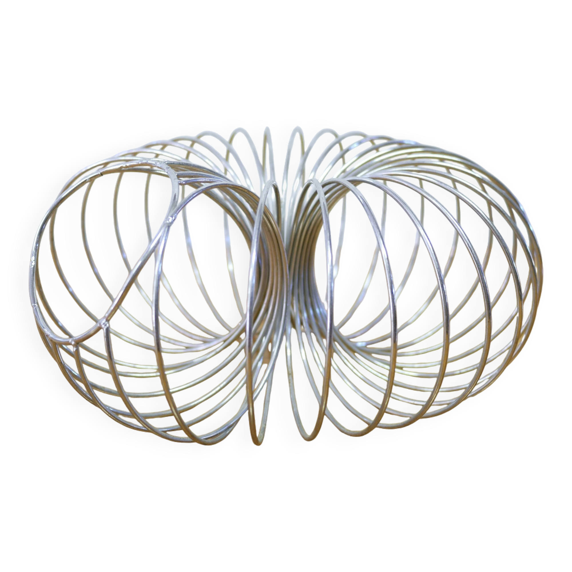 Vintage metal fruit basket