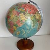 Vintage 1973 terrestrial globe from Räth ex-GDR - 48 cm
