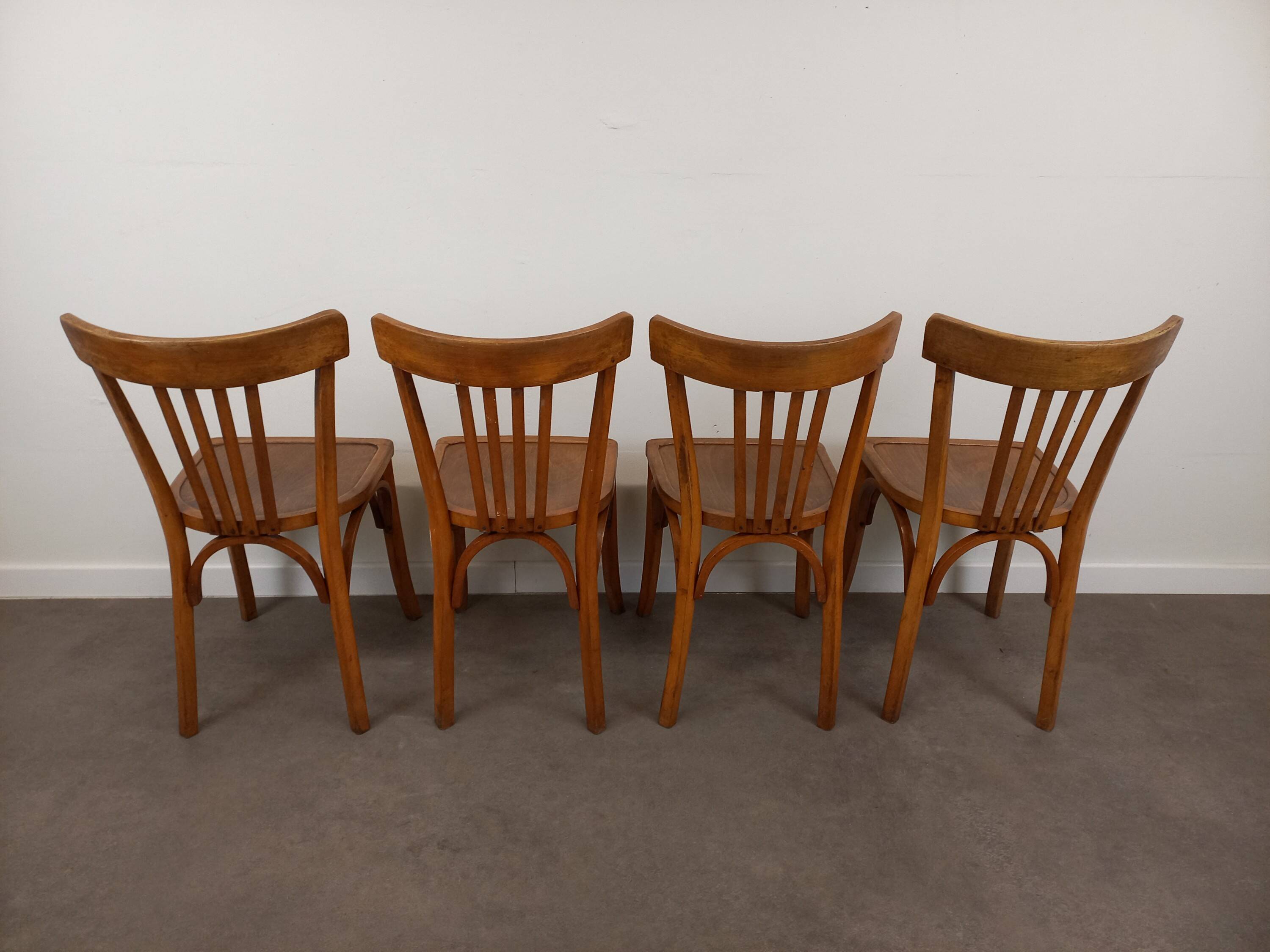 Chaises bistrot Luterma, set de 4