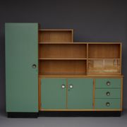 Multifunctional dutch modernist storage unit 1930s