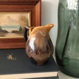 Small Stoneware Pitcher from Pierrefonds, 1960s, France