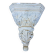Stand, corbel, wall console in stucco with leaf ornament