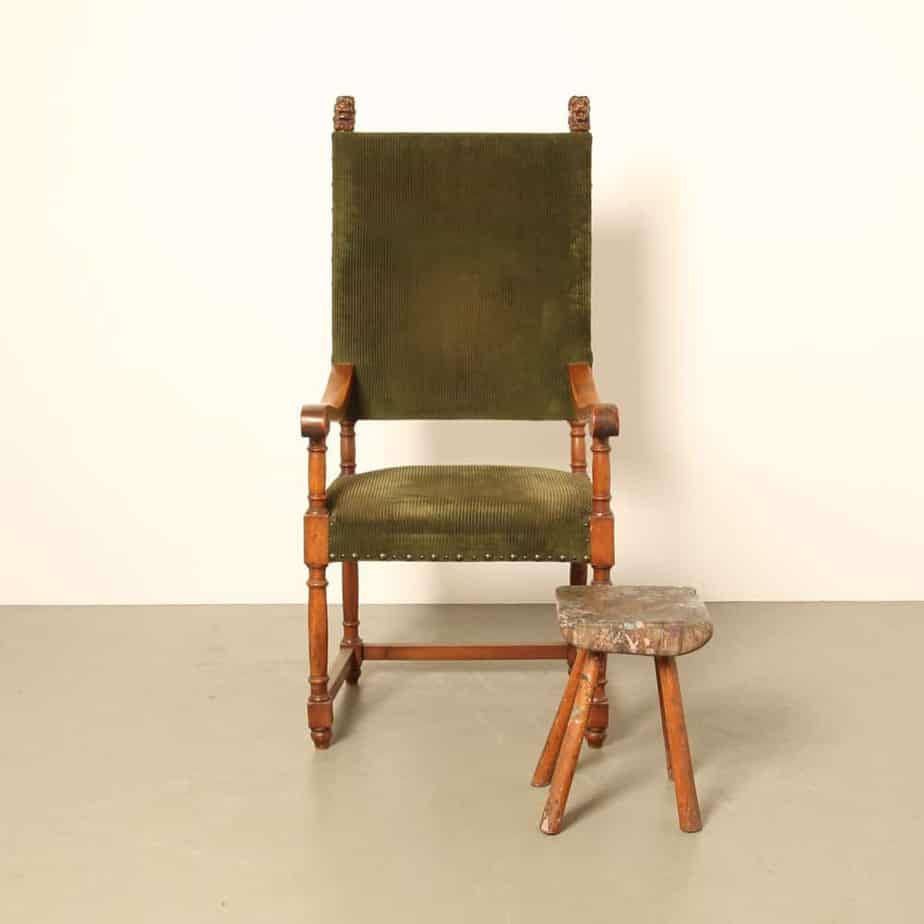 French armchair from the 19th century