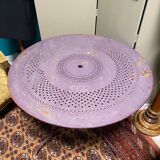 Table de jardin en fer forgé  mauve