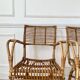 Vintage rattan armchair