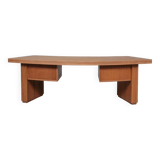 Mid-Century Oak Curved French Desk