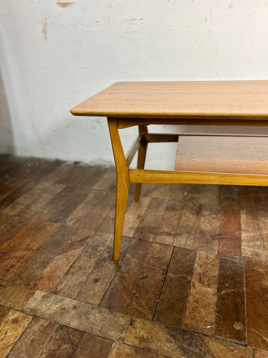 Mid Century Retro Vintage Teak Salon Table 1960