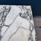 Bedside table marble top art-deco style