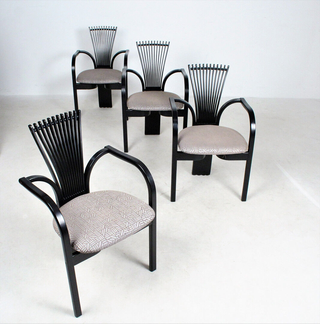 set of 4 Chairs by TORSTEIN NILSEN for Westnofa Design model "Totem Chair"