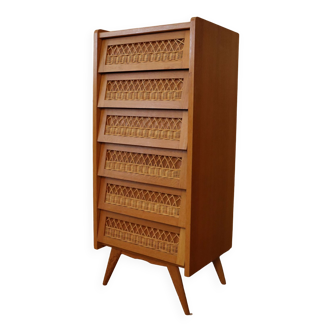 Rattan dresser