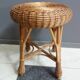 Tabouret en rotin
