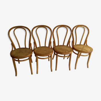 Set of 4 vintage Bistro chairs