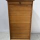 Solid oak curtain filing cabinet 20th century office furniture
