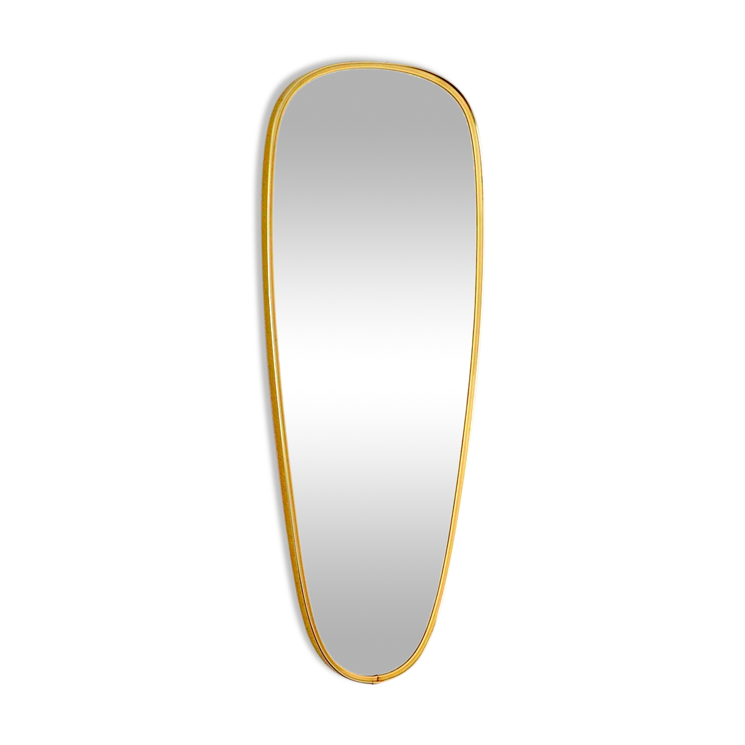 Mirror free form year 50 / 60 vintage 30x78cm