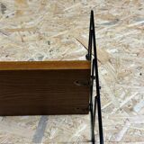 60s 70s oak string shelf module by Kajsa & Nils "Nisse" Strinning Sweden