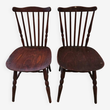 Paire de chaises bistrot Vintage