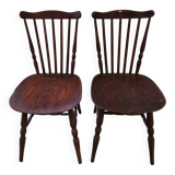 Pair of vintage bistro chairs