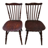 Pair of vintage bistro chairs