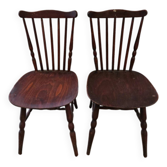 Paire de chaises bistrot Vintage