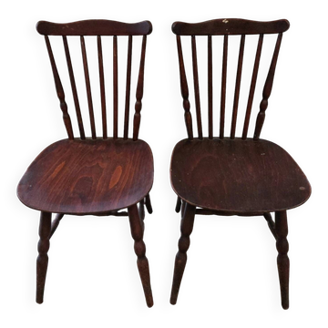 Pair of vintage bistro chairs