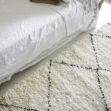 Tapis berbère Beni Ouarain à losanges - 67x171cm