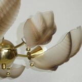 Lustre Murano en forme de coquillage