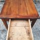 Table de ferme en merisier massif