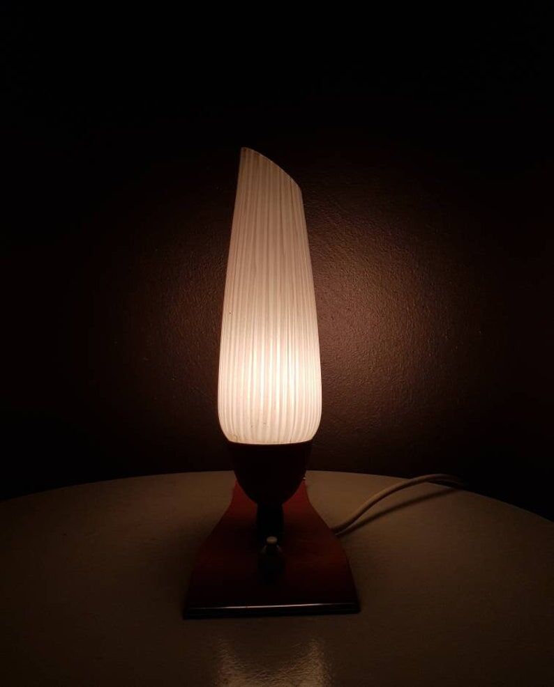 Italian night light 60s orange